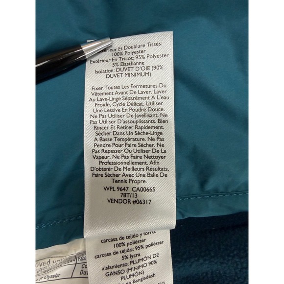 Eddie Bauer First Ascent StormDown 800 Vest Women M Blue Puffer Full Zip EUC - Picture 5 of 12